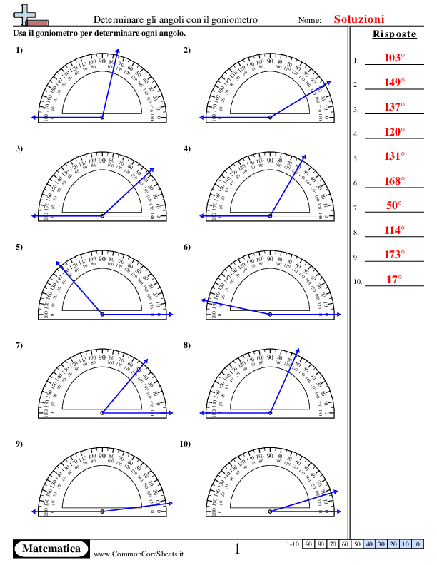 - determina-gli-angoli-con-il-goniometro worksheet - determina-gli-angoli-con-il-goniometro worksheet