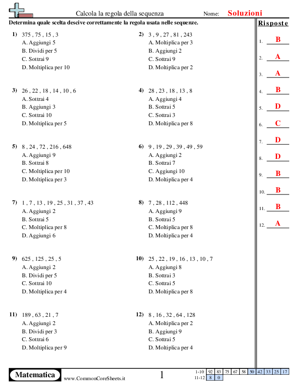  - scelta-multipla-x-d worksheet