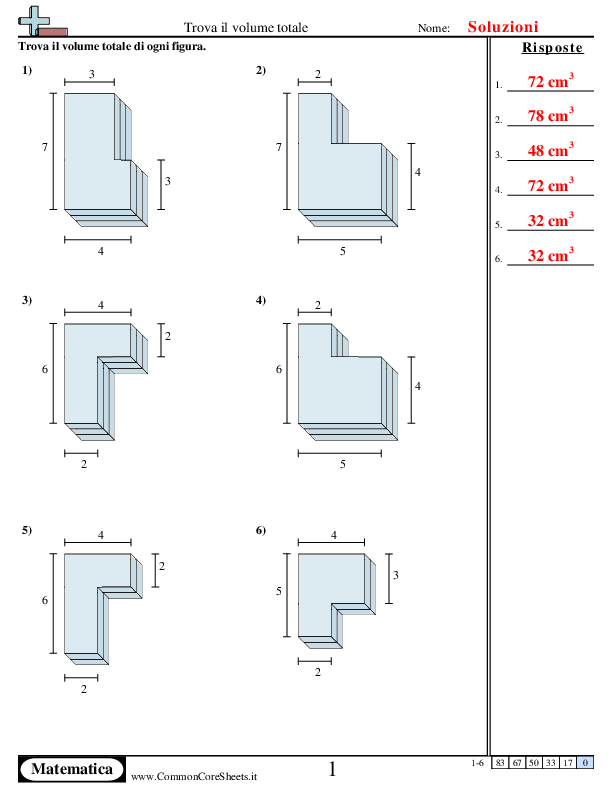  - trova-il-volume-totale worksheet