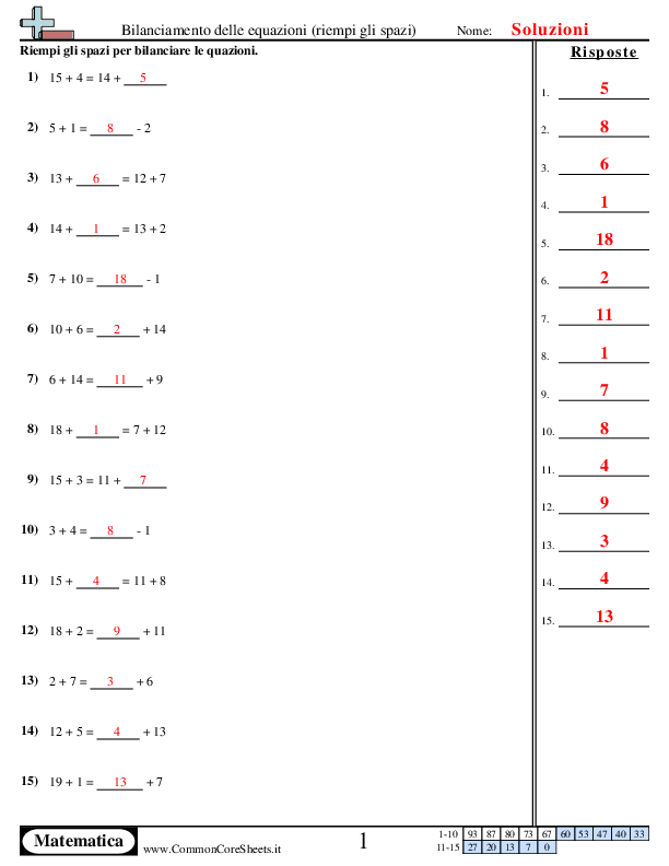  - addizioni-sottrazioni-riempi-gli-spazi worksheet