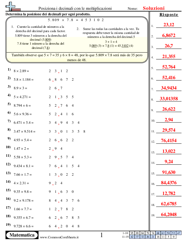  - metti-a-posto-i-decimali worksheet