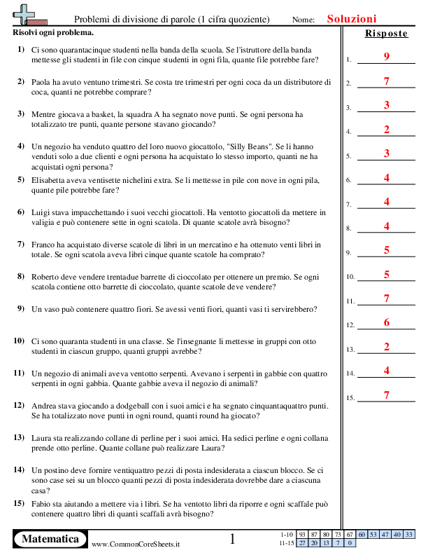  - 290 worksheet