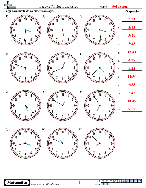 - incremento-di-1-minuto worksheet - incremento-di-1-minuto worksheet