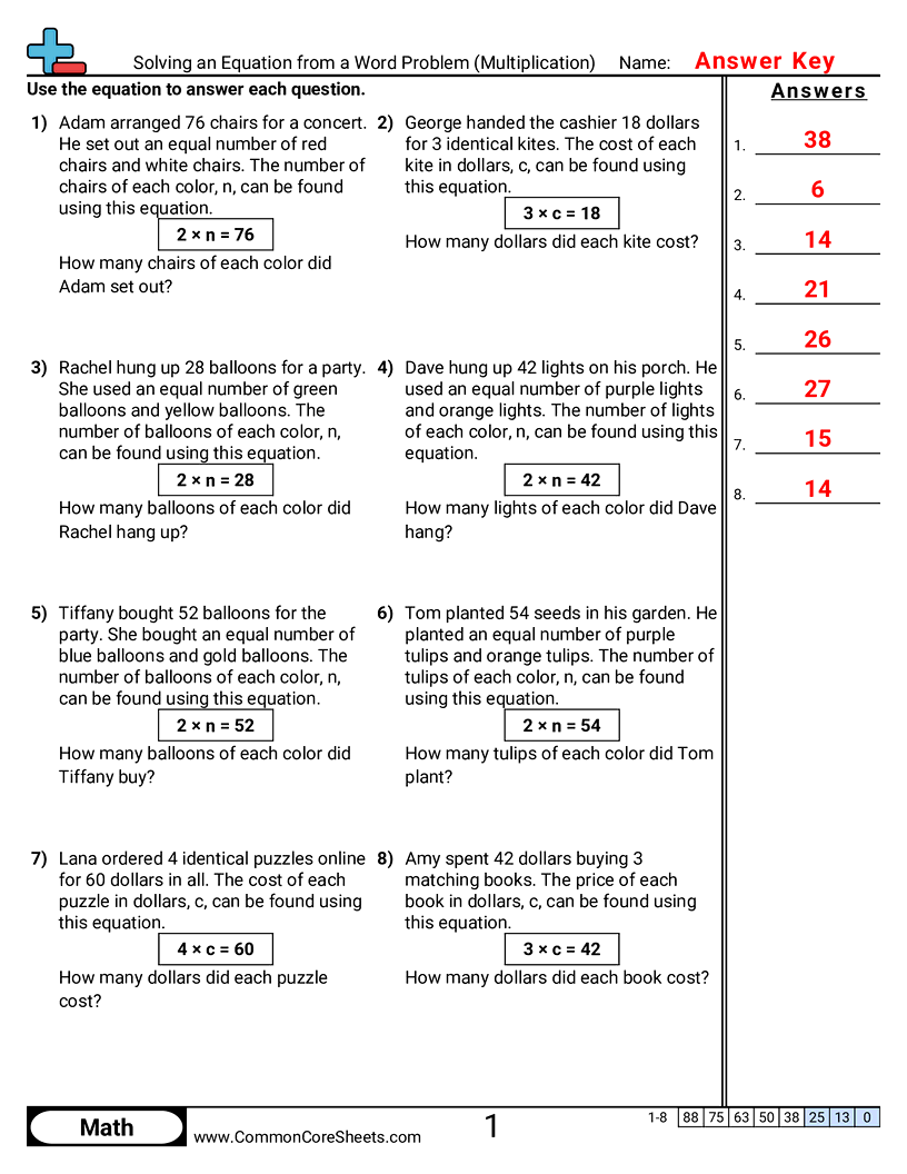 Related worksheet