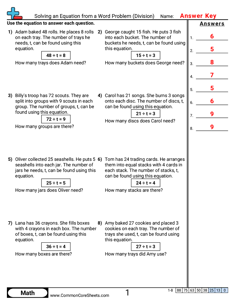 Related worksheet